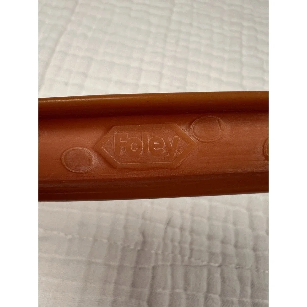 Vintage Ladle Foley Orange Nylon Soup Mid Century Kitchen Utensil